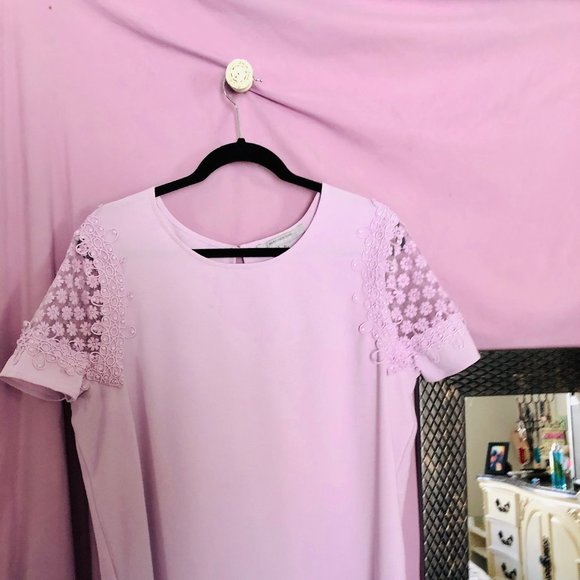 Lavender Blouse Marc New York Beautiful Sleeves - Picture 1 of 5